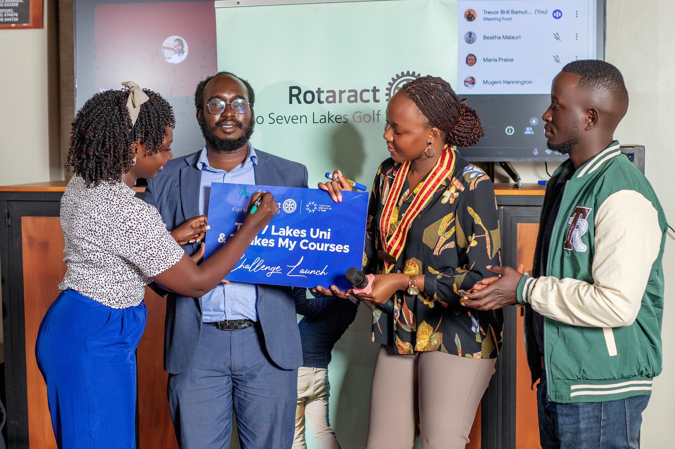The Rotaract Club of Kigo Seven Lakes Golf Launches The 7 Lakes Uni and 2nd Cohort of The 7 Lakes My Courses Challenge